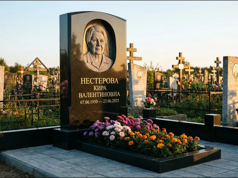 Памятник с барельефом — выполненная работа 12 в Краснодаре