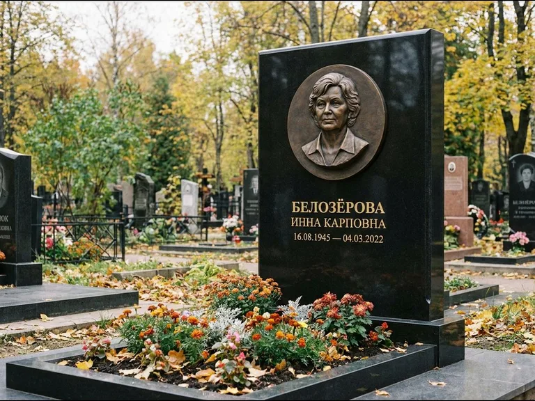 Памятник с барельефом — выполненная работа 14 в Краснодаре
