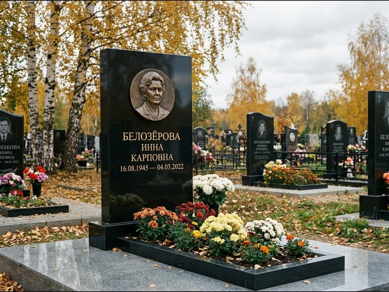 Памятник с барельефом — выполненная работа 2 в Краснодаре