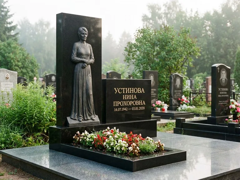 Памятник с барельефом — выполненная работа 30 в Краснодаре