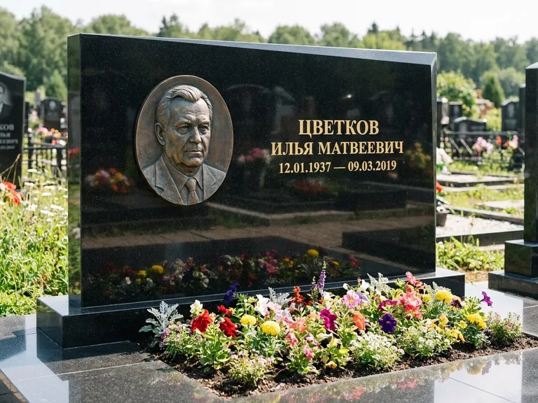 Памятник с барельефом — выполненная работа 33 в Краснодаре