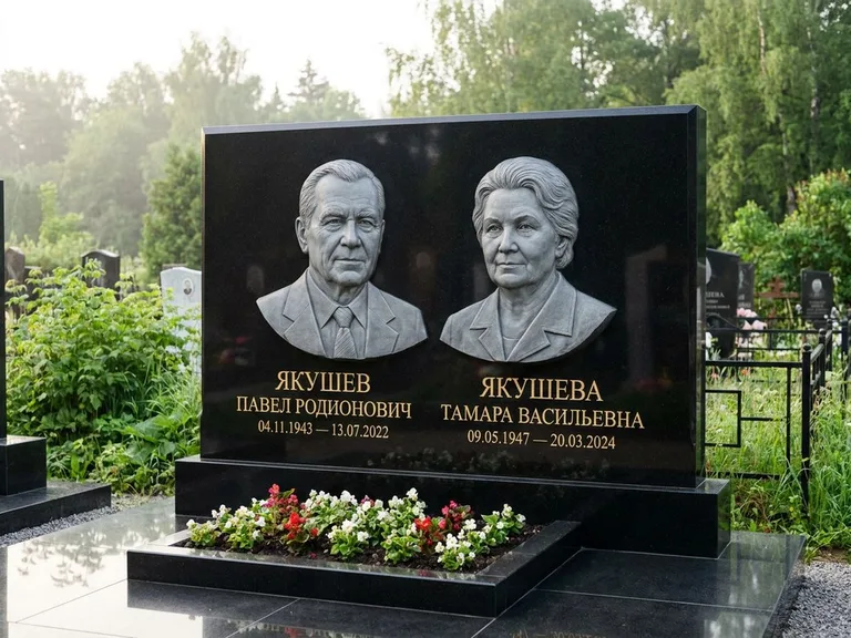 Памятник с барельефом — выполненная работа 36 в Краснодаре
