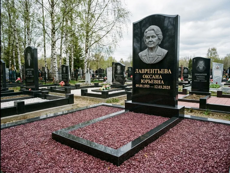 Памятник с барельефом — выполненная работа 47 в Краснодаре