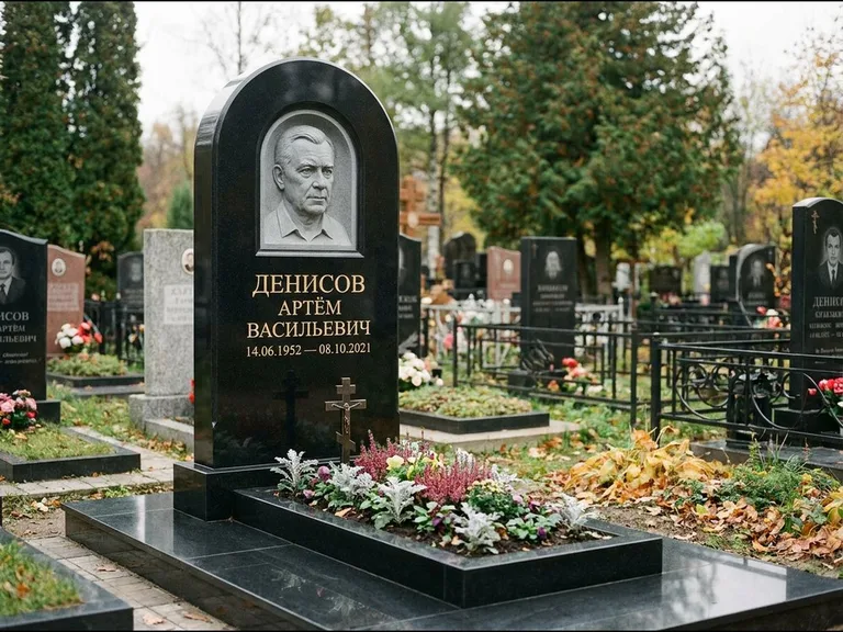 Памятник с барельефом — выполненная работа 5 в Краснодаре