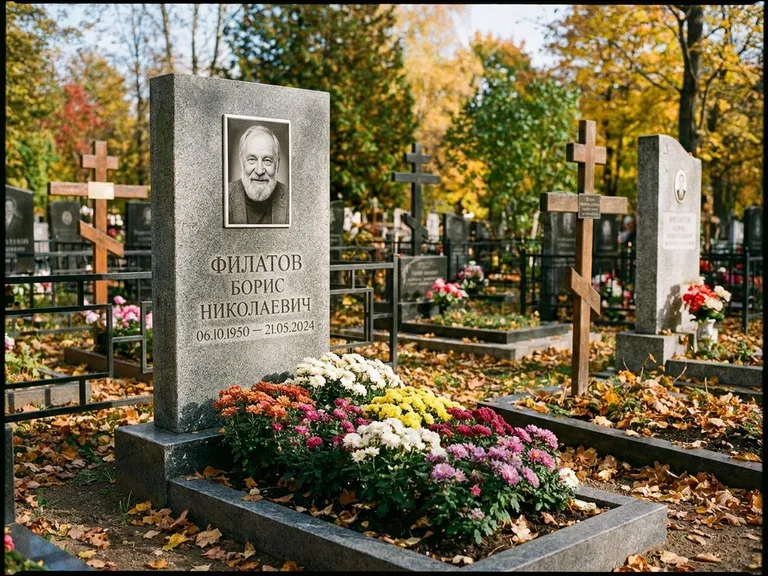 Керамический портрет с цветником в Краснодаре