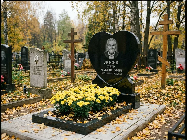 Керамический портрет пожилой женщины в Краснодаре
