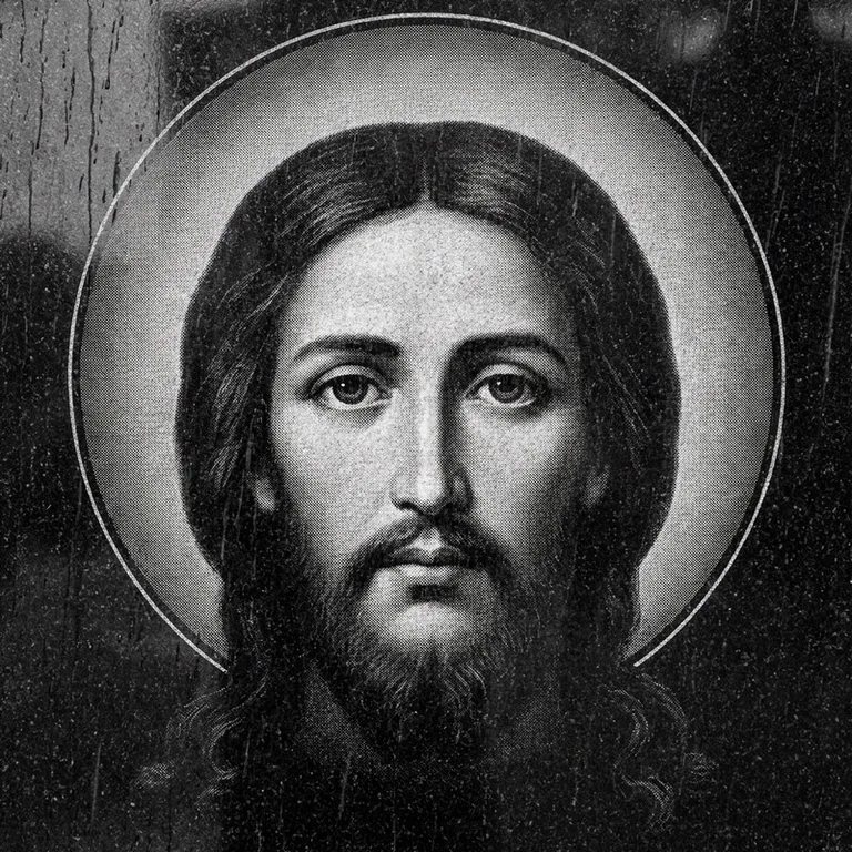 Эскиз иконы: «Моление о чаше» (полутон) — сюжетная композиция, гравировка на памятник в Краснодаре