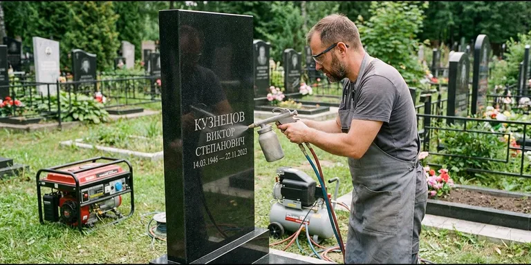 Гравировка с выездом — гравировка на памятник в Краснодаре