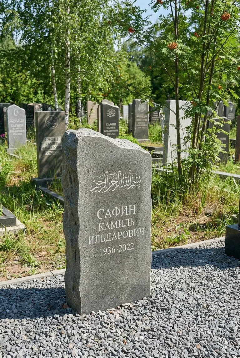 Аллея на Даниловском мусульманском кладбище