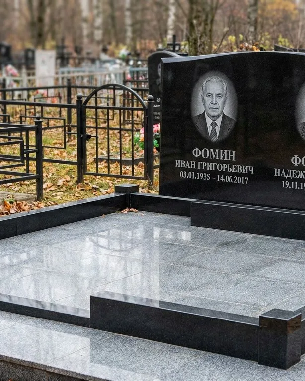 Премиум-комплекс под ключ с вазами и скамьёй в Краснодаре