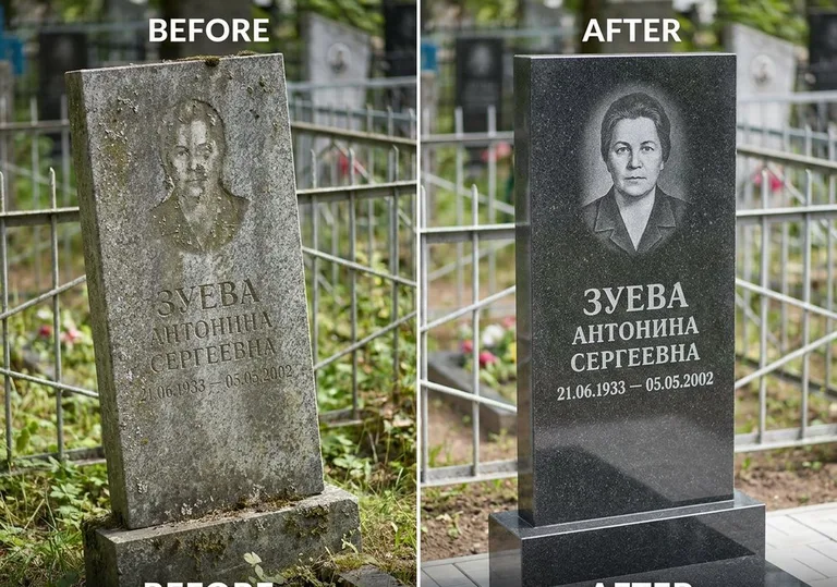 Восстановление сколов кромки гранита: до и после в Краснодаре