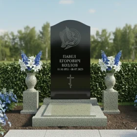 Памятник с парящим голубем и аркой - ПН058