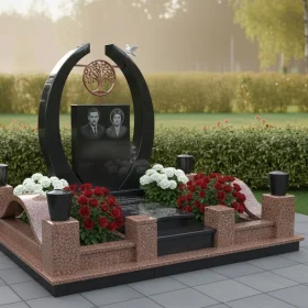 Мемориал с арками, Древом Жизни и голубем - ПН381