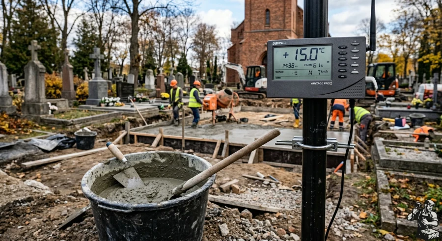 betonnye-raboty-na-kladbishche-ustanovka-fundamenta