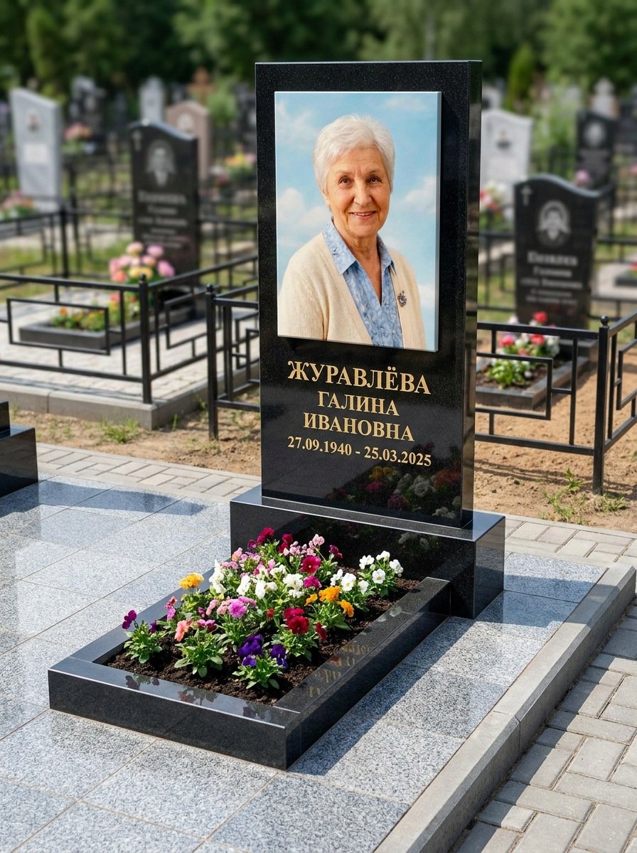 Портрет на памятнике в Краснодаре — Портрет в полный рост — керамогранит 400×600 мм